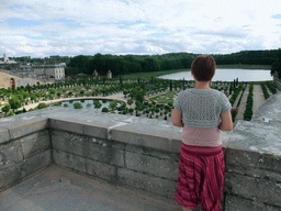 Miaomiao at the Orangerie and the Pièce d`Eau des Suisses in the Gardens of Versailles