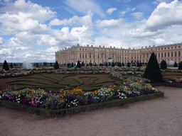 The Gardens of Versailles and the south back side of the Palace of Versailles