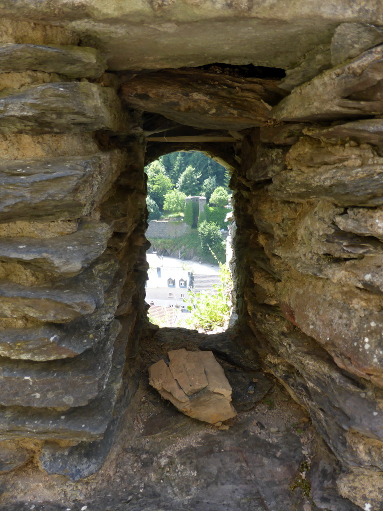 Loop hole in the west outer wall of the Vianden Castle
