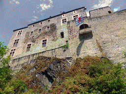 West side of the Vianden Castle, viewed from the outer square