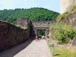 Entrance gate at the outer square of the Vianden Castle