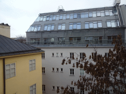 Inner square behind the Benediktushaus im Schottenstift hotel, viewed from our room at the fourth floor