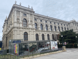 South side of the Kunsthistorisches Museum Wien at the Babenbergerstraße street