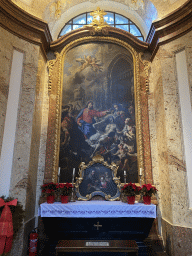 Northwest side chapel at the Karlskirche church