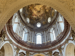 Dome of the Karlskirche church, viewed from the first floor
