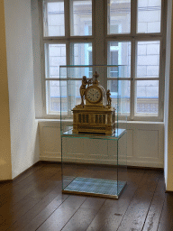 Clock at Mozart`s apartment at the first floor of the Mozarthaus Vienna museum