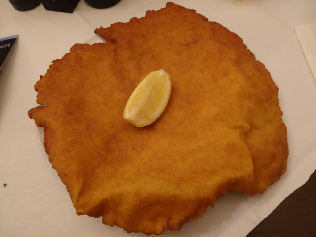 Wiener Schnitzel at the Figlmüller at Wollzeile restaurant