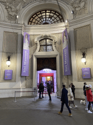 Entrance to the Sisi Museum at the inner square of the Hofburg palace