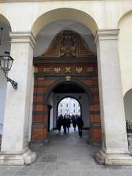 The southeast side of the Schweizertor gate at the Schweizerhof courtyard of the Hofburg palace