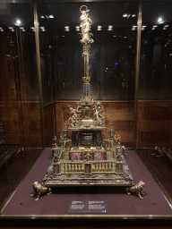 Reproduction of the Column of the Virgin Mary, Am Hof, Vienna at Room I of the Imperial Treasury at the Hofburg palace, with explanation