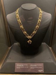 Chain of a Knight of the Order of the Golden Fleece at Room 15 of the Imperial Treasury at the Hofburg palace, with explanation