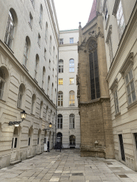 Back side of the Wiener Hofburgkapelle building of the Hofburg palace