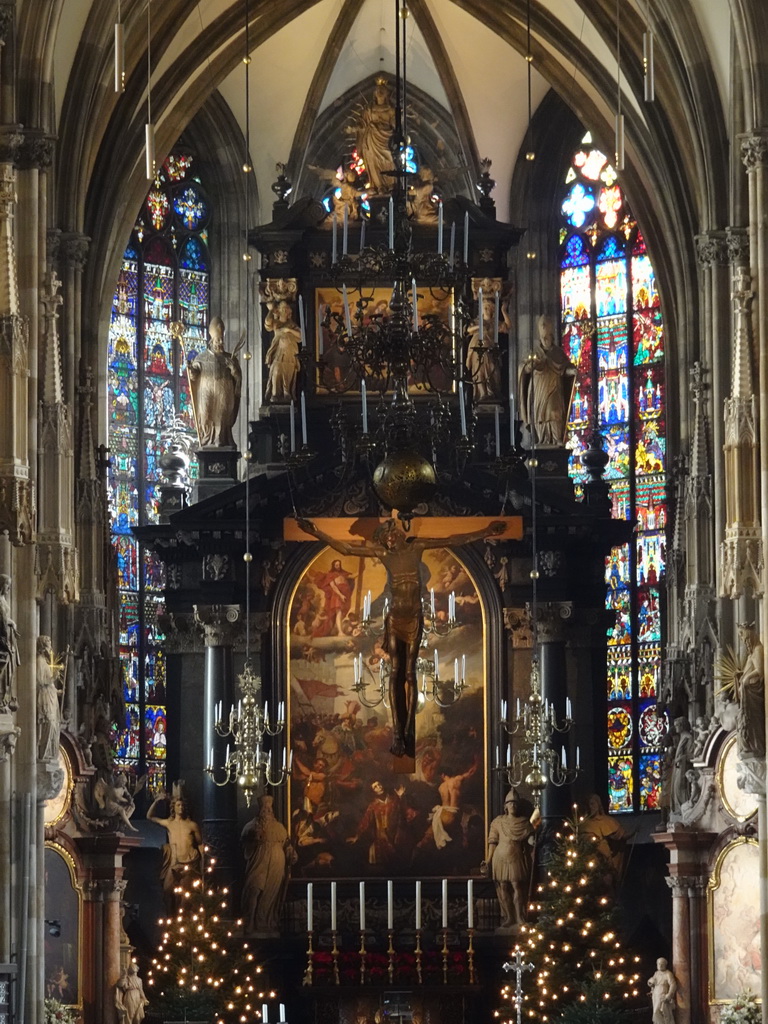 Apse and altar of St. Stephen`s Cathedral