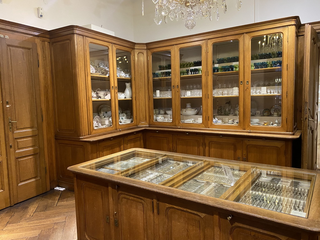 The Old Court Silver and Table Rooms tableware at the Silver Collection at the Hofburg palace