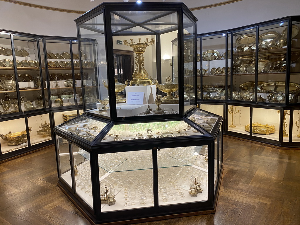 The Old Court Silver and Table Rooms tableware at the Silver Collection at the Hofburg palace