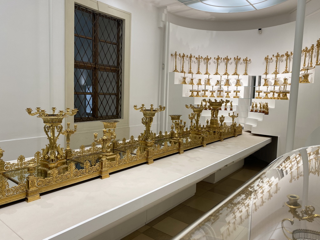 The Milan Centrepiece tableware at the Silver Collection at the Hofburg palace