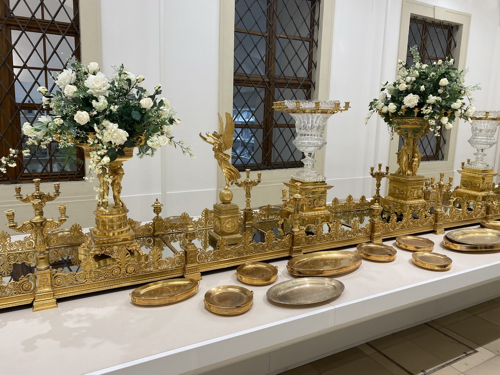 The Milan Centrepiece tableware at the Silver Collection at the Hofburg palace