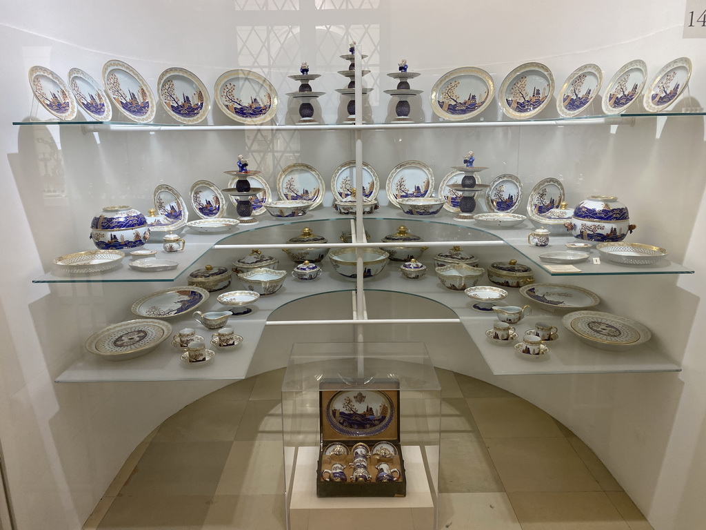 The Emperor Maximilian of Mexico tableware at the Silver Collection at the Hofburg palace