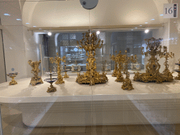 Tableware at the Silver Collection at the Hofburg palace