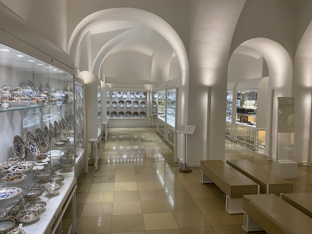 Interior of the Imari Porcelain room at the Silver Collection at the Hofburg palace