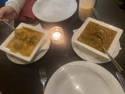 Curry at the Spice of India restaurant