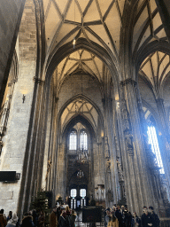 Transept of St. Stephen`s Cathedral, viewed from the north aisle