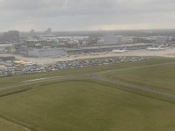 Eindhoven Airport, viewed from the airplane