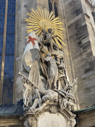 The Capistran Chancel at the east side of St. Stephen`s Cathedral, viewed from the Stephansplatz square