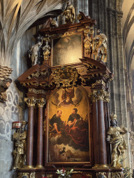 Altar at the north aisle of St. Stephen`s Cathedral
