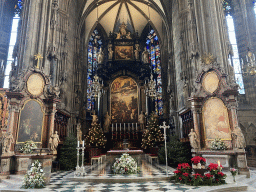 Apse and altar of St. Stephen`s Cathedral