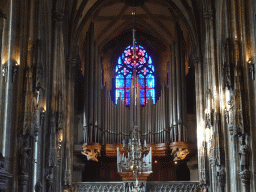 Organ of St. Stephen`s Cathedral, viewed from the apse