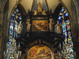 Top of the altar at the apse of St. Stephen`s Cathedral