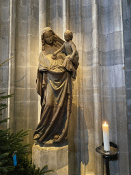Statue at the south aisle of St. Stephen`s Cathedral