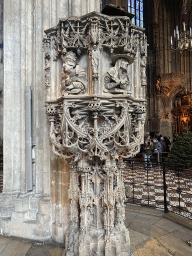 Pulpit of St. Stephen`s Cathedral