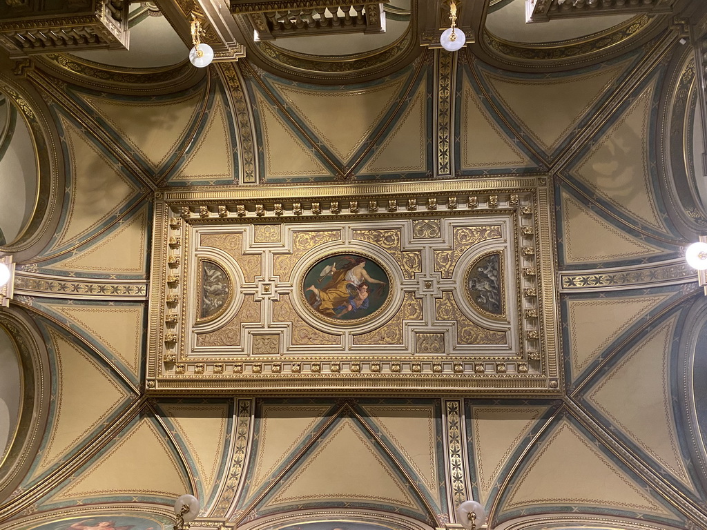 Ceiling of the Grand Staircase of the Wiener Staatsoper building