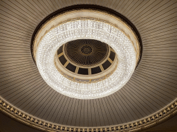 Ceiling of the Auditorium of the Wiener Staatsoper building, viewed from the Main Balcony