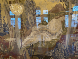 Tapestry at the Gustav Mahler Hall at the upper floor of the Wiener Staatsoper building