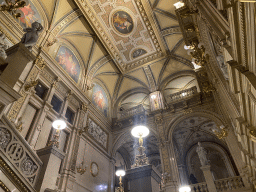 East side of the Grand Staircase of the Wiener Staatsoper building, viewed from the ground floor