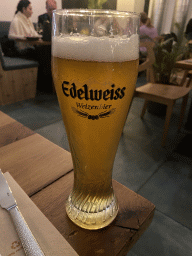 Edelweiss beer at the LETO Restaurant