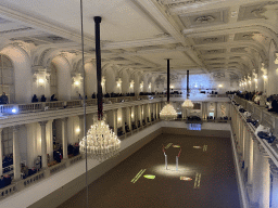 Interior of the Spanish Riding School, viewed from the upper floor, just after the show