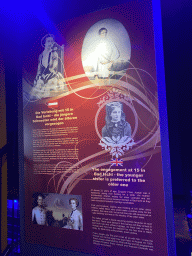 Information on Empress Sisi`s engagement at the lobby of the Sisi`s Amazing Journey museum