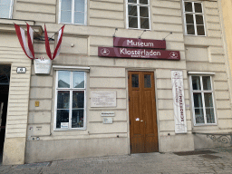 Front of the Museum Klosterladen im Schottenstift at the Freyung square