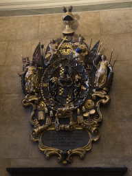 Sculpture at the nave of the Schottenkirche church