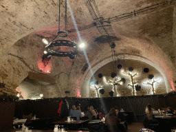 Interior of the Melker Stiftskeller restaurant