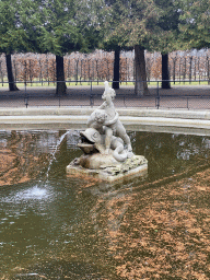 The Beim Fischbassin pond at the Schönbrunn Park