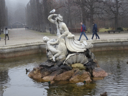 The Westlicher Najadenbrunnen fountain at the Schönbrunn Park