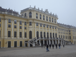 South side of the Schönbrunn Palace, viewed from the Lichte Allee road at the Schönbrunn Park