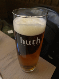 Huth beer at the Huth Gastwirtschaft restaurant