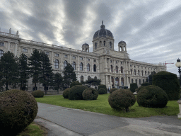 Front of the Kunsthistorisches Museum Wien at the Maria-Theresien-Platz square