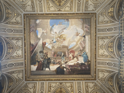 Ceiling of the main staircase of the Kunsthistorisches Museum Wien